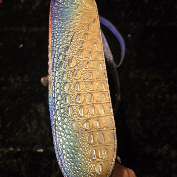 Brahmin Multicolor Crocodile Embossed Crossbody Bag - Picture 2 of 5